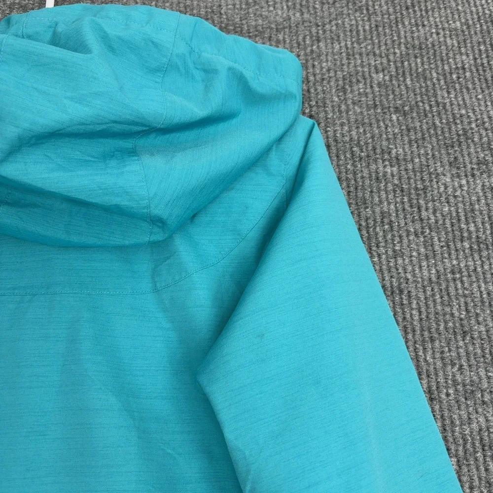 Burton Jacket Girls L Teal Polyester Dryride Hooded Snowboard Ski Gorpcore